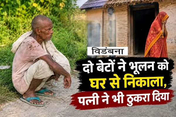 दो बेटों ने भूलन को घर से निकाला, पत्नी ने भी ठुकरा दिया